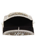 Jewel Mosaic Metal Clutch