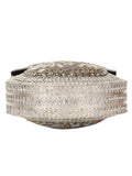 Jewel Mosaic Metal Clutch