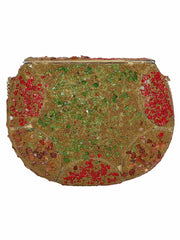 Jewel Mosaic Metal Clutch
