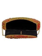 Jewel Mosaic Metal Clutch