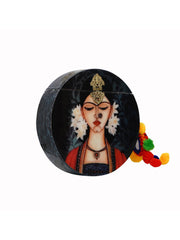 Gala Wooden Tasselled Clutch
