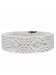 Gala Wooden Tasselled Clutch