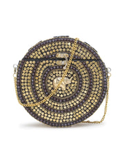 Gala Mosaic Metal Clutch