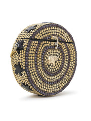 Gala Mosaic Metal Clutch