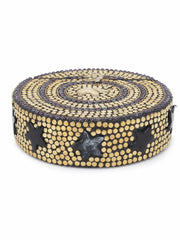 Gala Mosaic Metal Clutch