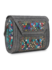 Hasp Mosaic Metal Clutch