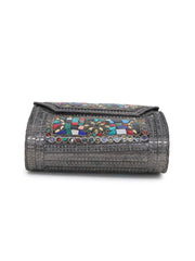 Hasp Mosaic Metal Clutch