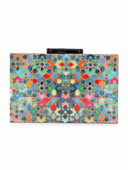 Timber Printed Wooden Clutch