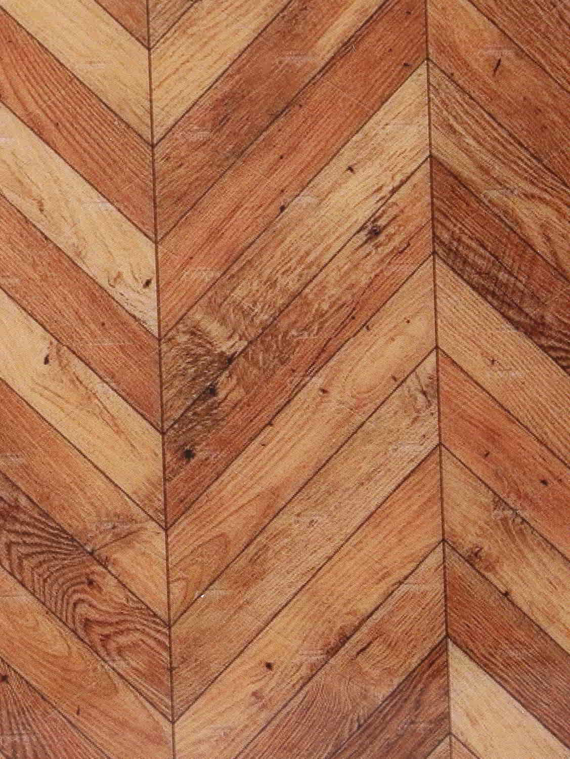 Timber Chevron Wooden Clutch