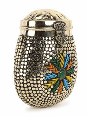 Cask Metal Floral Mosaic Clutch