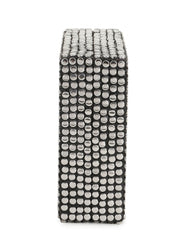 Mosaic Metal Floral Mosaic Clutch