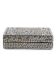 Mosaic Metal Floral Mosaic Clutch