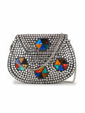 Mosaic Metal Embellished Clutch