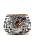 Mosaic Metal Embellished Clutch