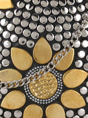 Cask Metal Embellished Clutch