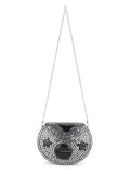 Mosaic Metal Embellished Clutch