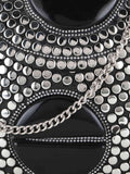 Mosaic Metal Embellished Clutch