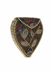 Mosaic Metal Embellished Clutch