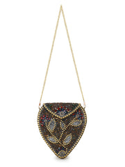 Mosaic Metal Embellished Clutch