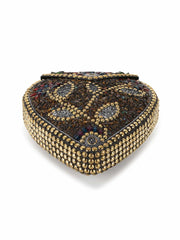 Mosaic Metal Embellished Clutch