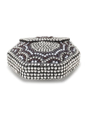 Mosaic Metal Embellished Clutch