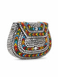 Mosaic Metal Embellished Clutch