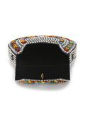 Mosaic Metal Embellished Clutch