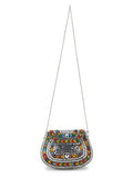 Mosaic Metal Embellished Clutch