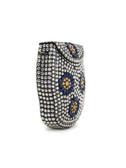 Cask Metal Embellished Clutch