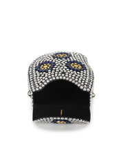 Cask Metal Embellished Clutch
