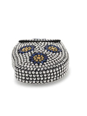 Cask Metal Embellished Clutch