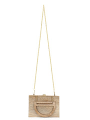 Timber Wood Textured Clutch