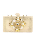 Sultana Floral Embellished Resin Clutch