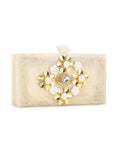 Sultana Floral Embellished Resin Clutch