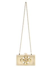 Sultana Floral Embellished Resin Clutch