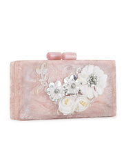 Sultana Floral Embellished Resin Clutch