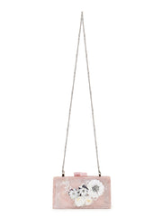 Sultana Floral Embellished Resin Clutch
