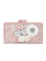 Sultana Floral Embellished Resin Clutch