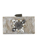 Sultana Floral Embellished Resin Clutch