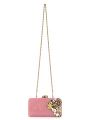 Sultana Floral Embellished Resin Clutch