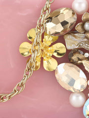 Sultana Floral Embellished Resin Clutch