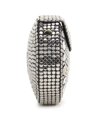 Mosaic Metal Floral Mosaic Clutch