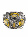 Mosaic Metal Embellished Clutch