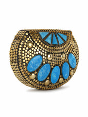 Mosaic Metal Embellished Clutch