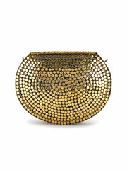 Mosaic Metal Embellished Clutch