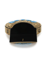 Mosaic Metal Embellished Clutch