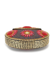 Mosaic Metal Embellished Clutch