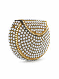 Mosaic Metal Embellished Clutch