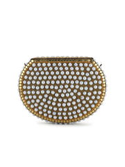 Mosaic Metal Embellished Clutch