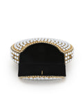 Mosaic Metal Embellished Clutch